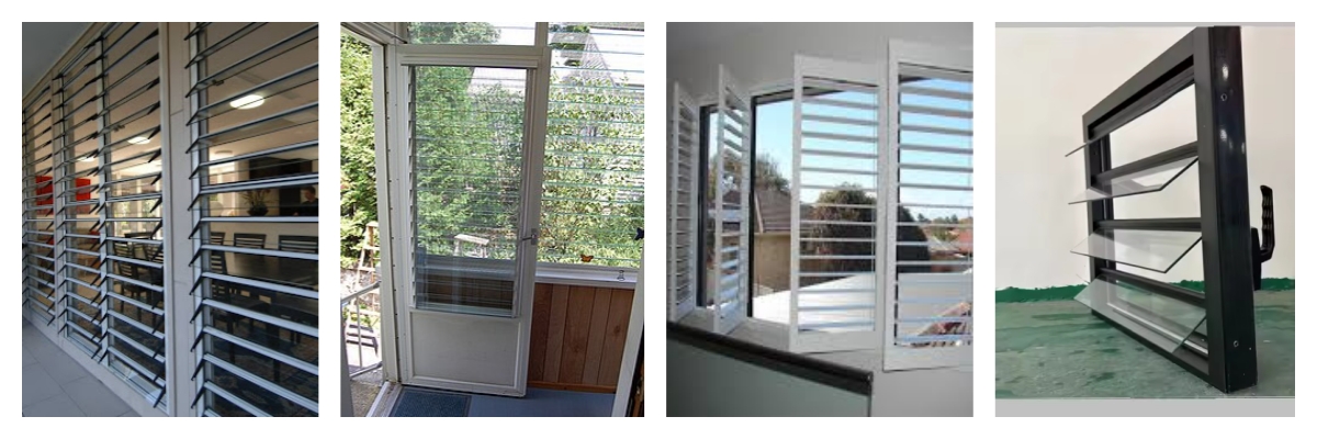 Aluminum Glass Louver Doors and Windows for Modern Architecture | FASEC ...