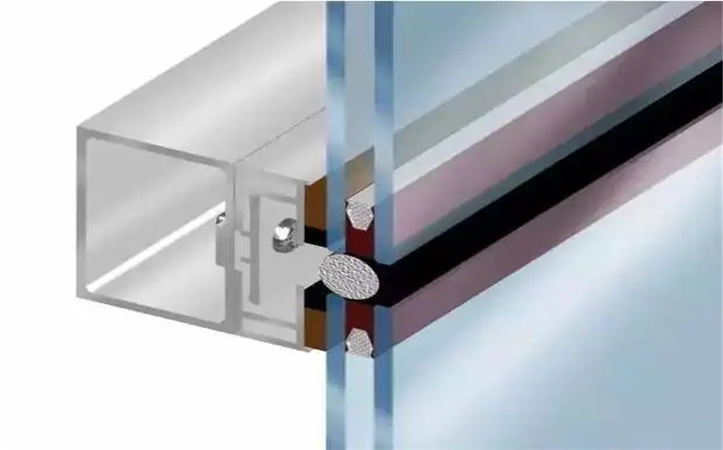 Frame Supported Unitized Glass Curtain Wall Assembled in Prefabricated Units