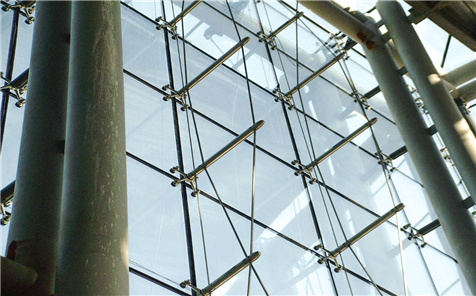 Spider Glass Facade Curtain Walls Point Fixed Glazing