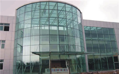 Heat Insulation Laminated Unitized Glass Curtain Wall System For Commercial Building