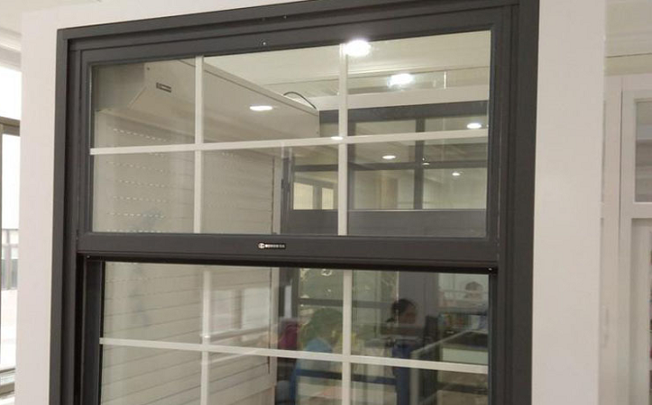 Aluminum alloy glass up and down sliding window