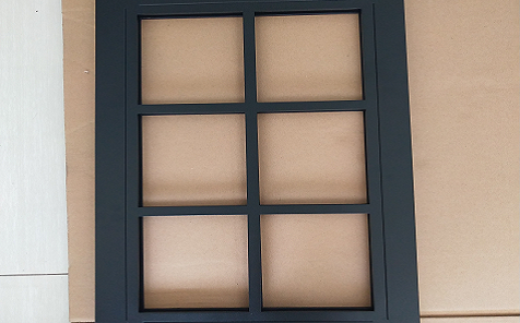 Vintage Steel Window Black Iron Steel French Style