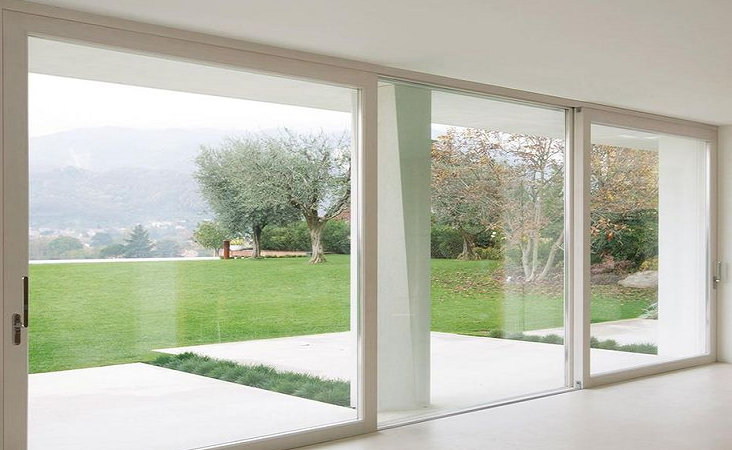 PVC glass sliding door