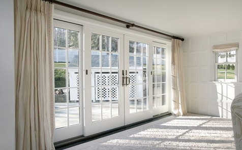 PVC glass sliding door