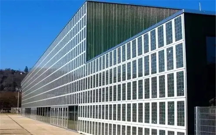 Environment Protect BIPV Glass Facade Curtain Wall Energy Saving Power Generation