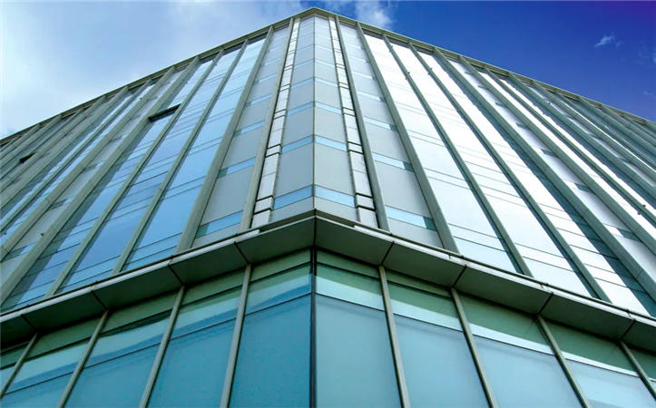 Sound Insulation Double Skin Ventilated Glass Facade Curtain Wall