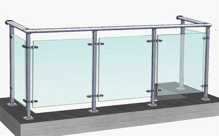 Stainless Steel 304 Heavy Duty Post Glass Railing Balustrade