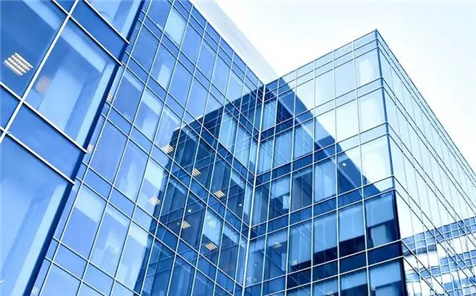 Natural ventilation Powder Coated Double Skin Ventilated Glass Curtain Wall