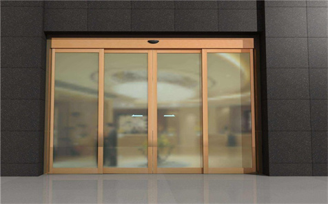 Electric Intelligent Glass Door Conference Room Automatic Induction Gliding Door