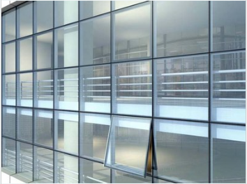 Glass Curtain Wall System Insulation Awning Aluminum Windows
