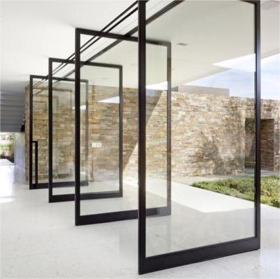 Aluminum Glass Partitions for Aluminum Frame Spring Pivot Door