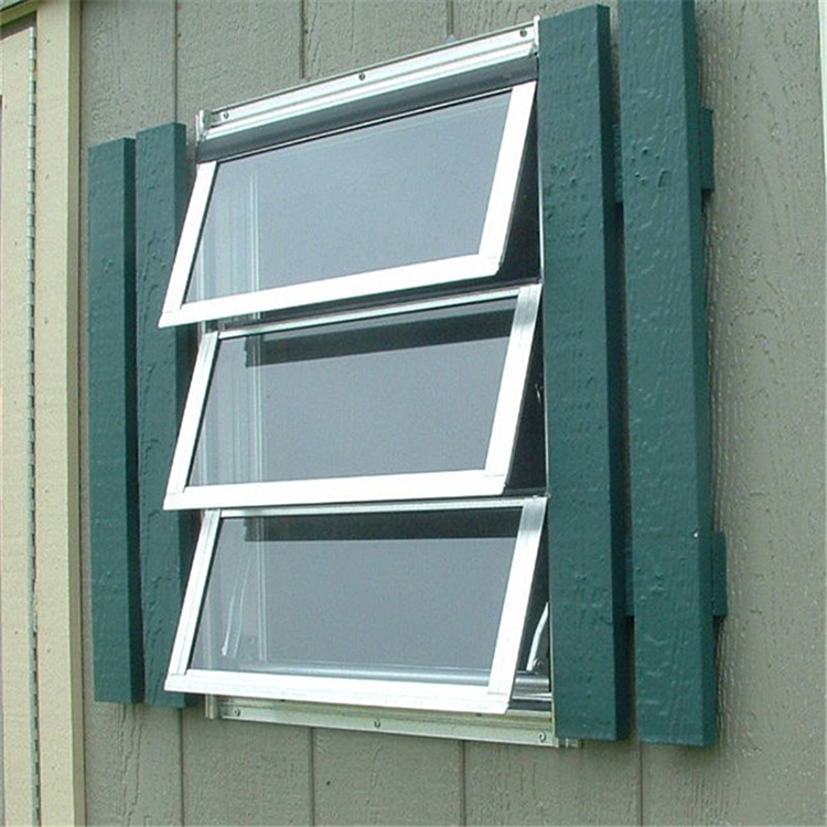 Ventilation and Rain Protection Chain Winder Hand Crank Aluminum Awning Window