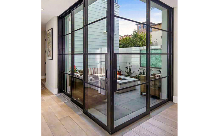 L-Shaped Open Type Corner Sliding Doors