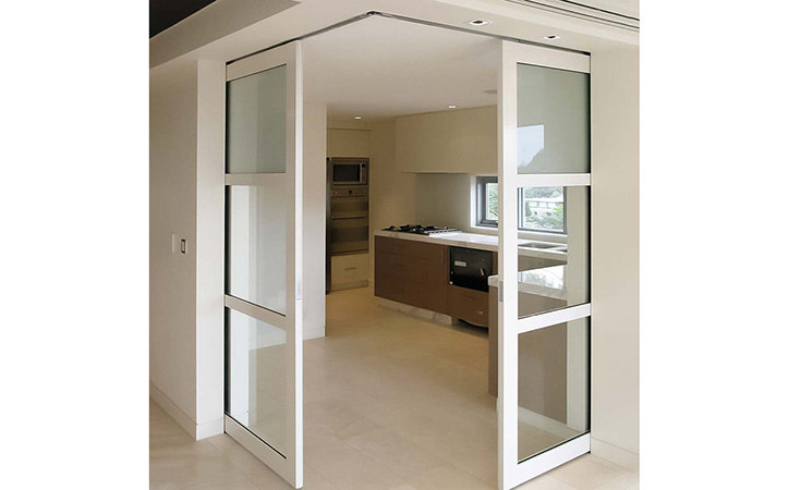 L-Shaped Open Type Corner Sliding Doors