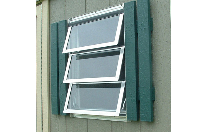 Aluminum Glass Punched-Windows