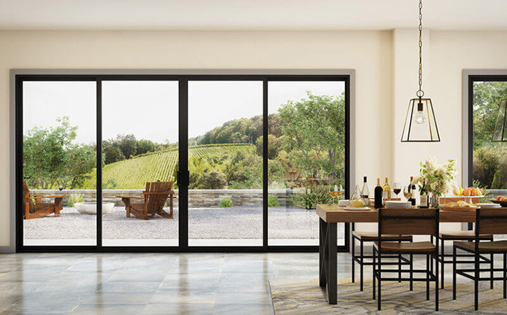 Aluminum Thermal Break Heavy Lift-Slide Door