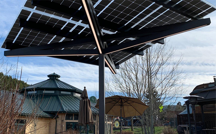 BIPV Canopy For Parking Shed