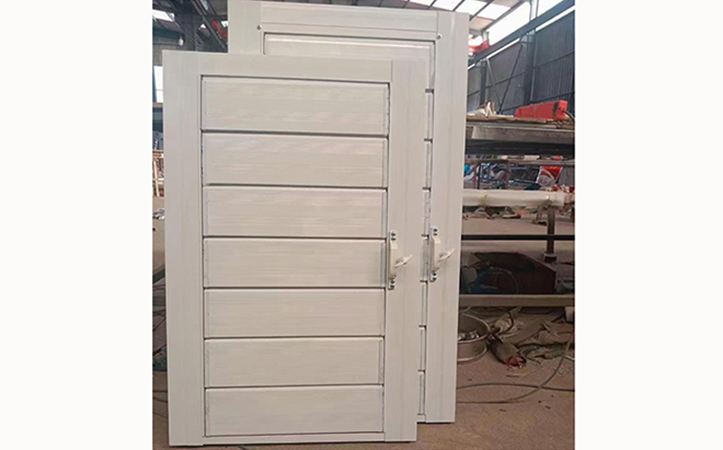 Aluminum Operated Flat Shutter Window