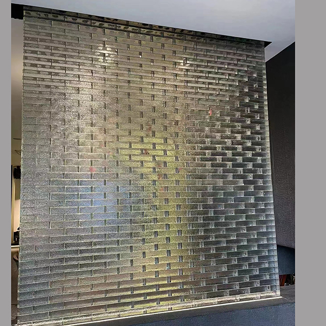 Wholesale Shadow Optic Glass Block Crystal Bricks Light Window Glass Block Roof Glass Bricks