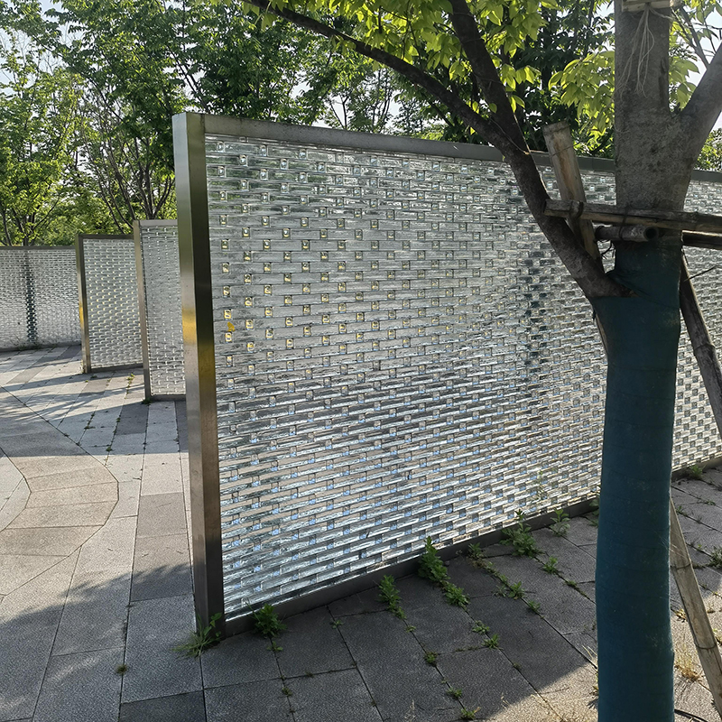 Wholesale Shadow Optic Glass Block Crystal Bricks Light Window Glass Block Roof Glass Bricks