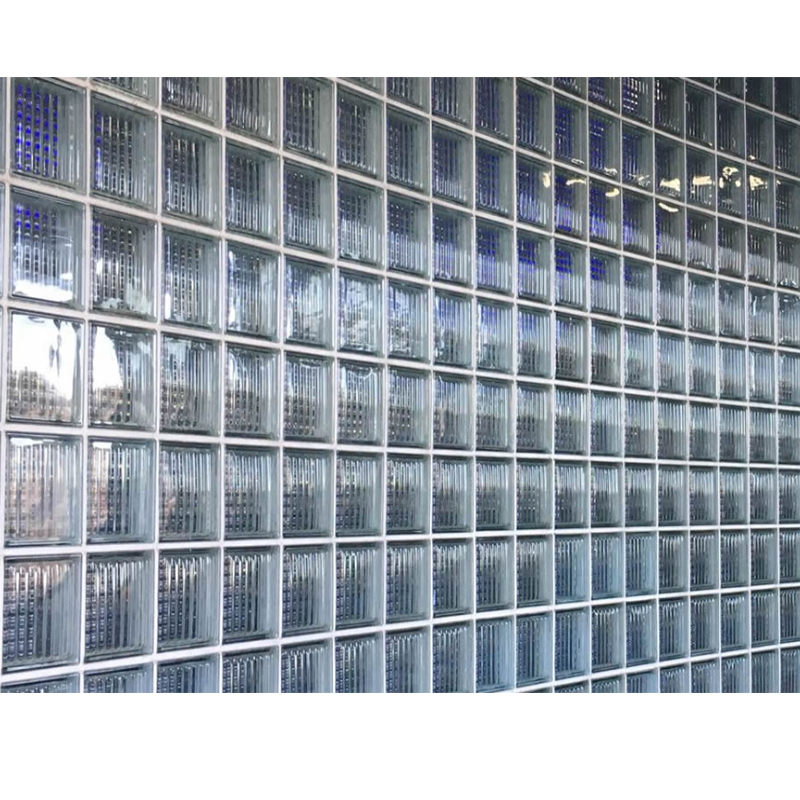 Bubble Solid Glass Exterior Decoration Wall Brick 50*100*200mm Color Bar Glass Interior Decorative Brick