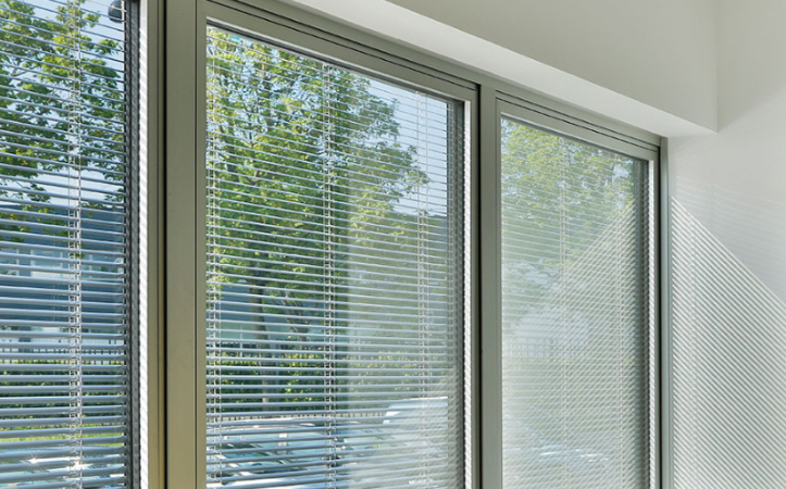 Internal Blinds Glass Partition Wall