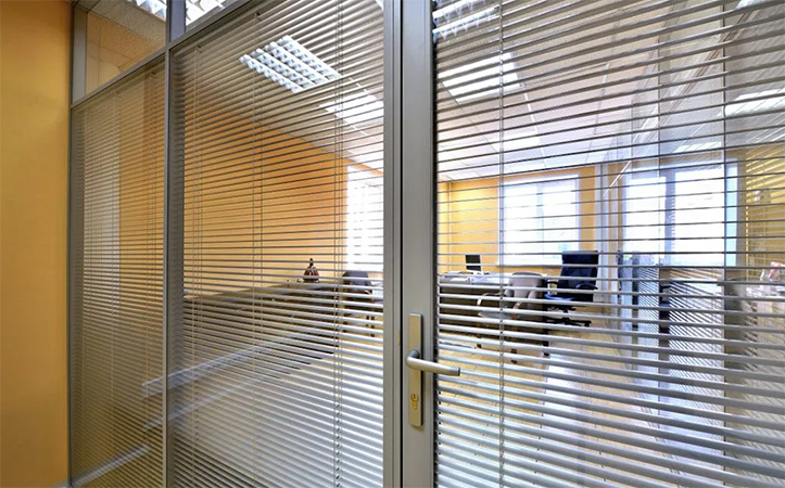 Internal Blinds Glass Partition Wall