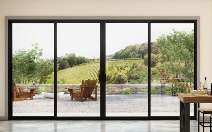 Glass Heavy-duty Lifting Sliding Doors As The Moving Glass Wall