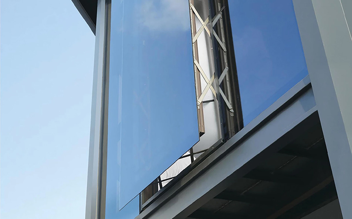 Glass Flat Push Window