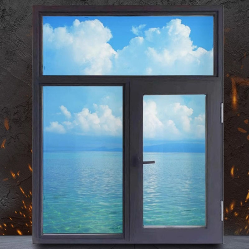 French Style Welding Metal Steel Windows
