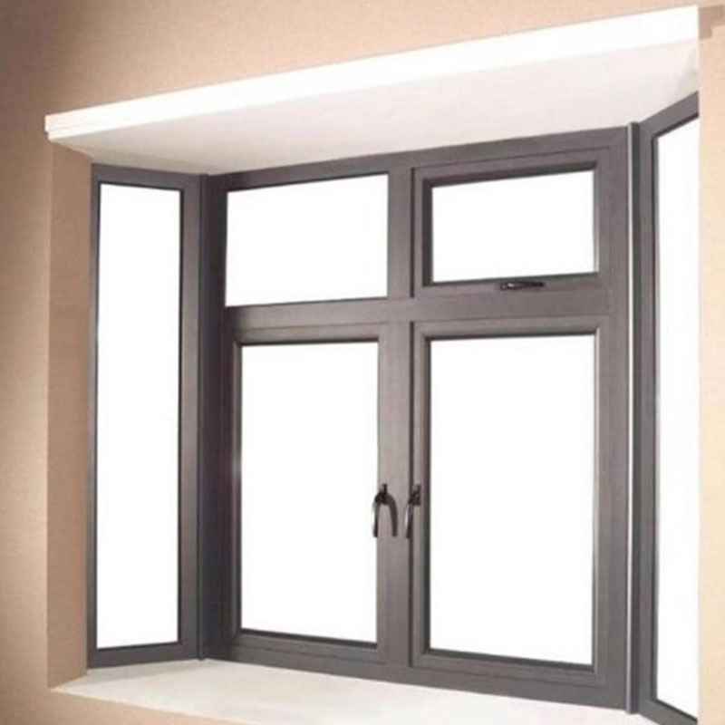 French Style Welding Metal Steel Windows