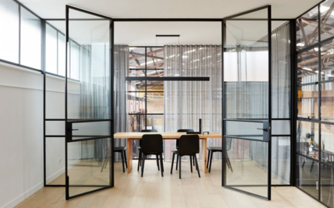 Beautiful Low-E Fiberglass Glass Steel Doors Design