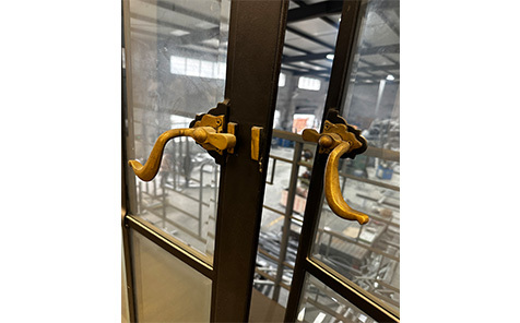 Beautiful Low-E Fiberglass Glass Steel Doors Design