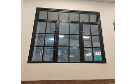 For House Modern Arched Right Angle Steel Glass Wrought Iron French Windows