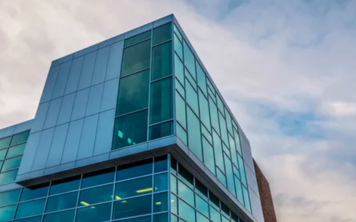 Soundproof Unitized Glass Curtain Wall Building Facades