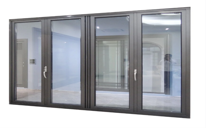 Aluminium sliding stacking doors corridor glass sliding door