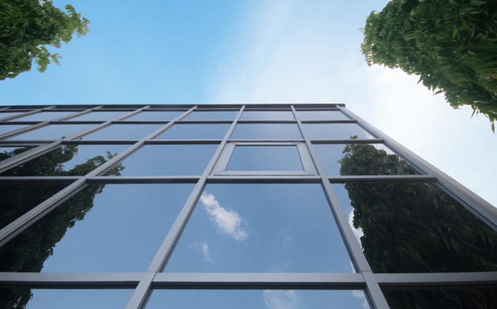 Double-Layer Glass Curtain Wall Unit Type Modern And Beautiful Curtain Wall Facade