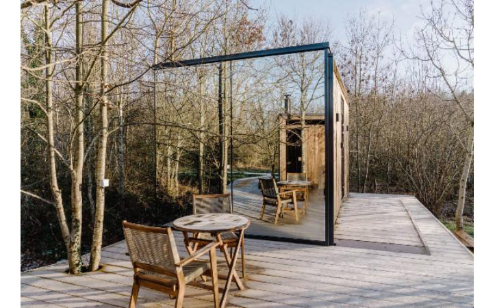 FASEC Aluminum Glazed Curtain Wall Sun House with Steel Structure