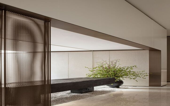 Super mansion used slim frame continuous pulley track aluminium stack sliding door
