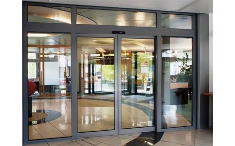 Aluminum Alloy Electric Sliding Door Automatic Sliding Custom Door Sound Insulation And Heat Insulation