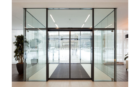 Aluminum Alloy Electric Sliding Door Automatic Sliding Custom Door Sound Insulation And Heat Insulation