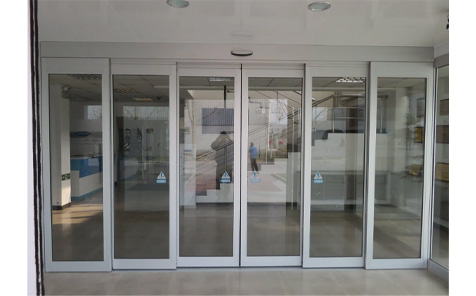 Aluminum Alloy Electric Sliding Door Automatic Sliding Custom Door Sound Insulation And Heat Insulation