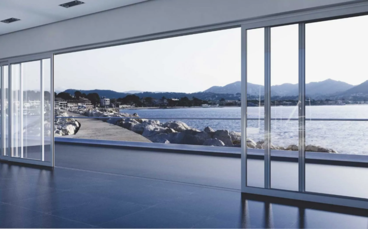 Sliding Door Glass Aluminum Automatic Door Opening System