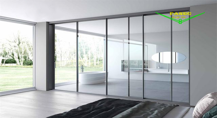 6 Main Aluminum Glass Door Systems in FASEC Store