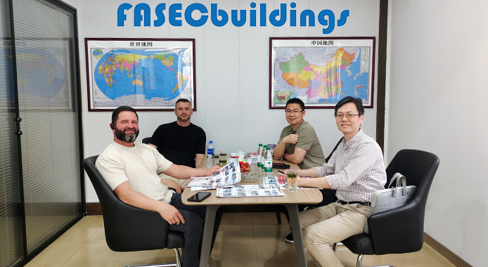 Australian Clients Visited Factory & Discuss Construction Business