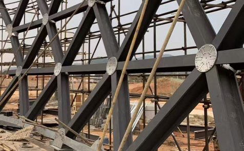 Dome Arched Roof with FRP Fiberglass Soundlight Skylight