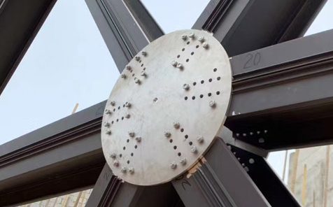 Aluminum Alloy Dome Roof Building with FRP Fiber Sheet Glass Skylight Cover